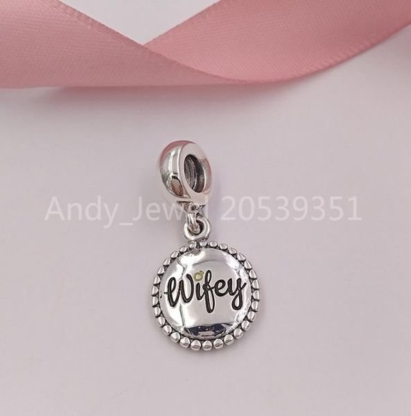 andy jewel 925 sterling silver wifey charm pendants moments women for valentines day fit charms beads bracelets jewelry eng791169/332166091, Black
andy jewel 925 sterling silver wifey charm pendants moments women for valentines day fit charms beads bracelets jewelry eng791169/332166091, Black