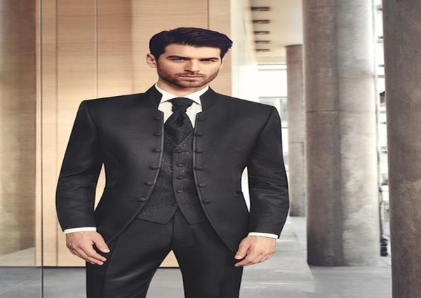 stand collar wedding mens suits slim fit bridegroom tuxedos for men three pieces groomsmen pant suit notched lapel formal business3901116, Black;gray
stand collar wedding mens suits slim fit bridegroom tuxedos for men three pieces groomsmen pant suit notched lapel formal business3901116, Black;gray