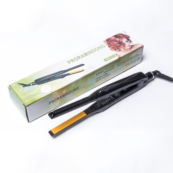hair straightener ceramic mini thinnest narrow flat iron with led display for short beard 2 in1 hair curler, Black
hair straightener ceramic mini thinnest narrow flat iron with led display for short beard 2 in1 hair curler, Black