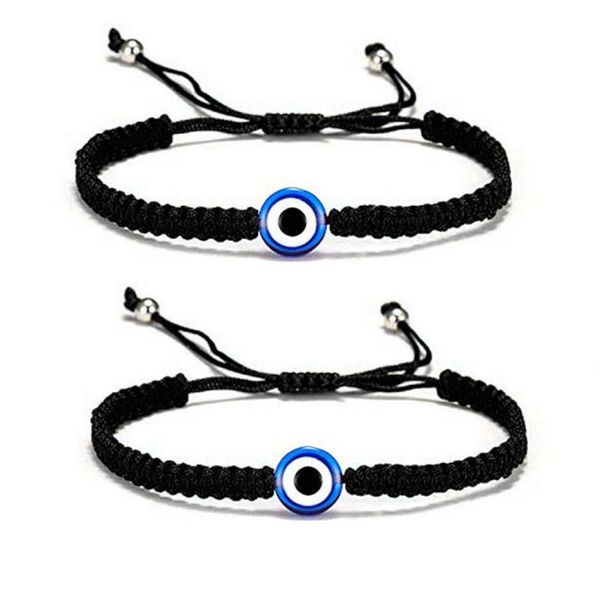 2pcs handmade red string evil blue eye link bracelets ojo turco kabbalah protection luck amulet wish bracelet couple jewelry for w9584552, Black
2pcs handmade red string evil blue eye link bracelets ojo turco kabbalah protection luck amulet wish bracelet couple jewelry for w9584552, Black