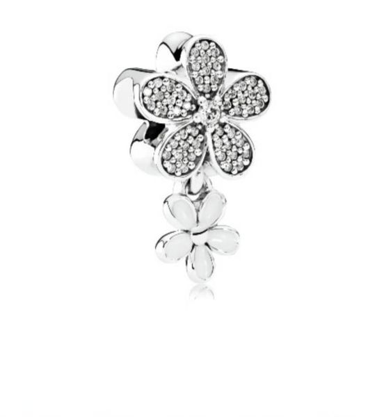 andy jewel authentic 925 sterling silver beads dazzling daisy duo white enamel & clear cz charms fits european style jewelry bracelets & nec, Black
andy jewel authentic 925 sterling silver beads dazzling daisy duo white enamel & clear cz charms fits european style jewelry bracelets & nec, Black