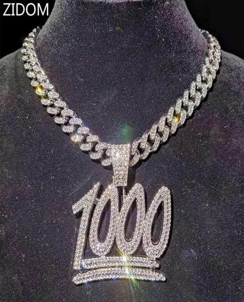 men hip hop 1000 number pendant necklace with 13mm miami cuban chain iced out bling hiphop necklaces male fashion jewelry 210323202040161, Silver
men hip hop 1000 number pendant necklace with 13mm miami cuban chain iced out bling hiphop necklaces male fashion jewelry 210323202040161, Silver