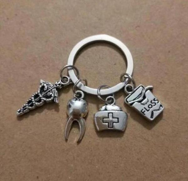 dental dentist keychain nurse cap toothfloss keychain for keys car bag charm key ring handbag couple key chains jewelry 7573202042, Slivery;golden
dental dentist keychain nurse cap toothfloss keychain for keys car bag charm key ring handbag couple key chains jewelry 7573202042, Slivery;golden