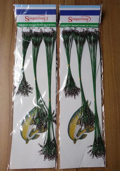 72pcs green stainless steel fishing lure line trace leader wire swivel tackle spinner shark spinning 152130cm9715886
72pcs green stainless steel fishing lure line trace leader wire swivel tackle spinner shark spinning 152130cm9715886