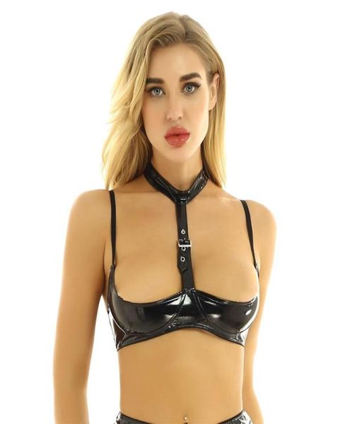 bras women open cup bra wet look patent leather nightwear erotic latex slutty lingerie shelf clubwear stripper 874714, Red;black
bras women open cup bra wet look patent leather nightwear erotic latex slutty lingerie shelf clubwear stripper 874714, Red;black