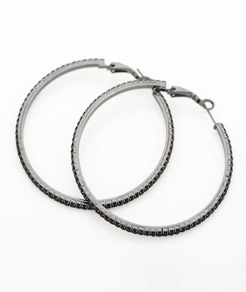new big hoop earrings accessories cool fashion black rhinestone big circle earrings women party gift queen e0305855413, Silver
new big hoop earrings accessories cool fashion black rhinestone big circle earrings women party gift queen e0305855413, Silver