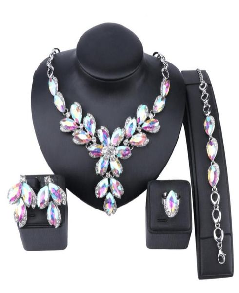 fashion ab gem crystal choker necklace for woman statement necklaces earring bracelet ring collar boho jewelry sets8505543, Slivery;golden
fashion ab gem crystal choker necklace for woman statement necklaces earring bracelet ring collar boho jewelry sets8505543, Slivery;golden
