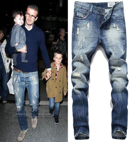 2019 brand mens straight ripped jeans for men denim jeans men fashion designer pant9668230, Blue
2019 brand mens straight ripped jeans for men denim jeans men fashion designer pant9668230, Blue