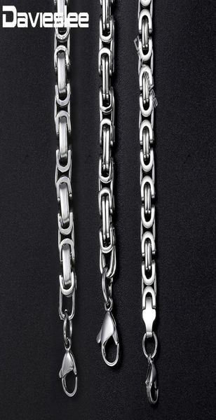 davieslee mens necklaces chains silver tone stainless steel byzantine chain necklace for men jewelry fashion gift 57mm lknn21fact3182623
davieslee mens necklaces chains silver tone stainless steel byzantine chain necklace for men jewelry fashion gift 57mm lknn21fact3182623