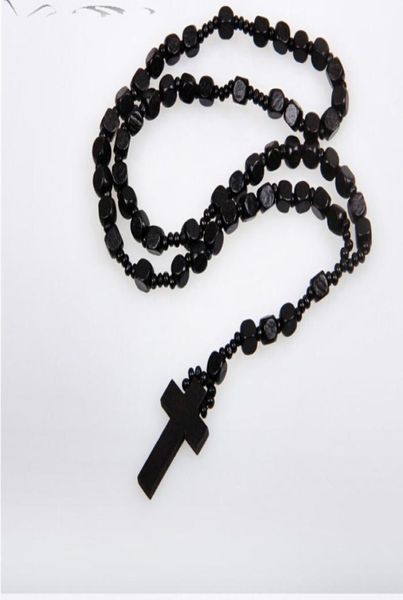 good hardwood rosary beaded jesus cross wooden pendant necklace for men and women fine jewelry 50226201116498, Silver
good hardwood rosary beaded jesus cross wooden pendant necklace for men and women fine jewelry 50226201116498, Silver