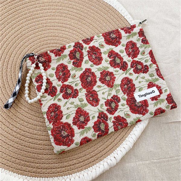 design striped fabric makeup women's bag skincare storage bag portable travel go out wash bag large capacity
design striped fabric makeup women's bag skincare storage bag portable travel go out wash bag large capacity