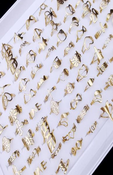 50pcslot fashion band simple hollow gold silver stainless steel flowers crown love rings for men women party gift jewelry mix sty4186012
50pcslot fashion band simple hollow gold silver stainless steel flowers crown love rings for men women party gift jewelry mix sty4186012