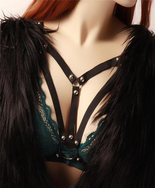 womens body harness lingerie black elastic adjustable strappy cage bra punk goth bondage fetish exotic dance rave wear6622470, Black;white
womens body harness lingerie black elastic adjustable strappy cage bra punk goth bondage fetish exotic dance rave wear6622470, Black;white