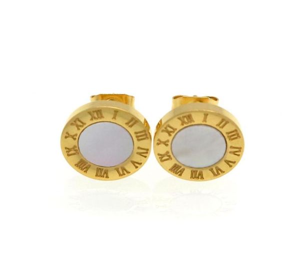 elegant and charming white shell and black agate roman numerals stud earrings for womenmen girls piercing jewelry9200813, Golden;silver
elegant and charming white shell and black agate roman numerals stud earrings for womenmen girls piercing jewelry9200813, Golden;silver