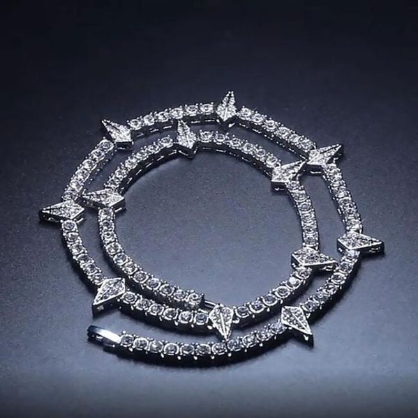 trendy cute iced out tennis chain for women men silver color choker necklaces pyramid geometric pendant rhinestone jewelry2750450, Black
trendy cute iced out tennis chain for women men silver color choker necklaces pyramid geometric pendant rhinestone jewelry2750450, Black