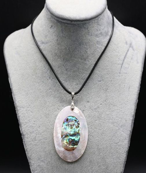 customizable necklace natural mother of pearl abalone shell pendant necklace egg shape jewelry leather rope chain ethnic style cha1794261, Silver
customizable necklace natural mother of pearl abalone shell pendant necklace egg shape jewelry leather rope chain ethnic style cha1794261, Silver
