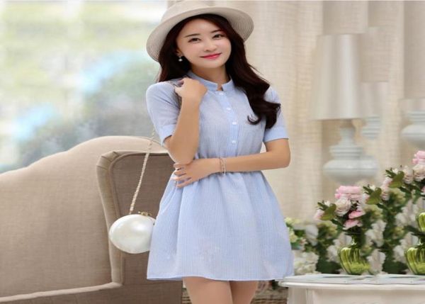 whole 2017 new casual women girls summer short sleeve striped dress beach party collar shirt dresses vestidos5534711, White;black
whole 2017 new casual women girls summer short sleeve striped dress beach party collar shirt dresses vestidos5534711, White;black
