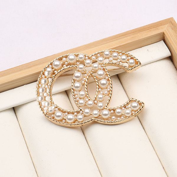 20style brand designer double letter brooches women men luxury pearl brooch suit laple pin metal fashion jewelry accessories high quality, Gray
20style brand designer double letter brooches women men luxury pearl brooch suit laple pin metal fashion jewelry accessories high quality, Gray