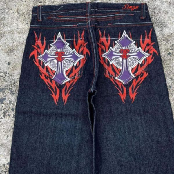 men's shorts gothic y2k denim shorts retro fashion cross print oversized punk hip hop harajuku rock sweatpants street 230715, White;black
men's shorts gothic y2k denim shorts retro fashion cross print oversized punk hip hop harajuku rock sweatpants street 230715, White;black