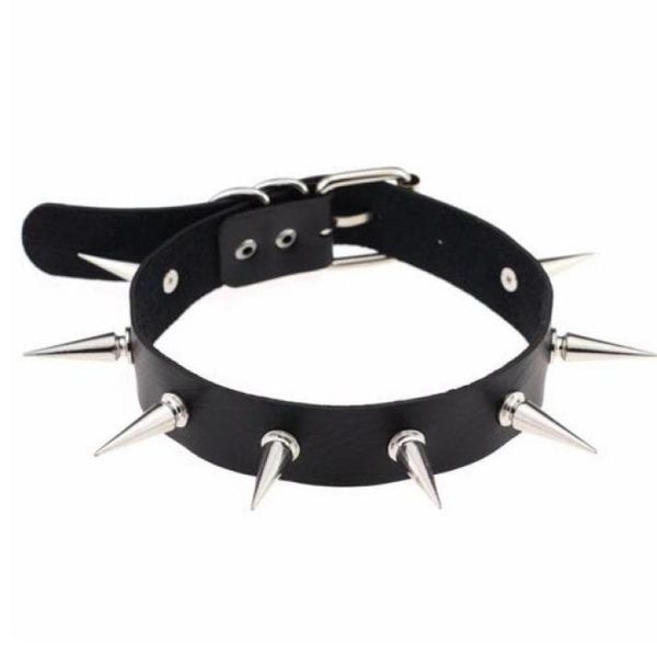 black spike choker belt collar women pu leather goth choker necklace for women party club chocker gothic jewelry4849753, Golden;silver
black spike choker belt collar women pu leather goth choker necklace for women party club chocker gothic jewelry4849753, Golden;silver