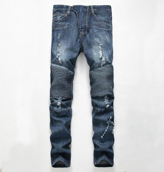 men039s ripped jeans new designer long regular trousers creased midrise straight pants with holes distressed light jeans 9325462, Blue
men039s ripped jeans new designer long regular trousers creased midrise straight pants with holes distressed light jeans 9325462, Blue