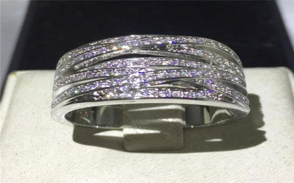 vecalon luxury jewelry pave set 150pcs simulate diamond cz wedding band ring for women 10kt white gold filled female finger ring388636428, Slivery;golden
vecalon luxury jewelry pave set 150pcs simulate diamond cz wedding band ring for women 10kt white gold filled female finger ring388636428, Slivery;golden