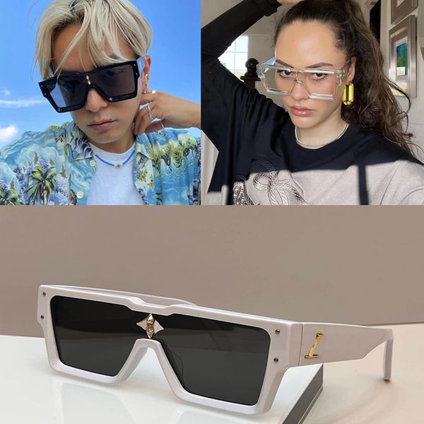 men luxury cyclone sunglasses lens four-leaf crystal vintage square frame rhomboid for mens womens millionaire designer large sun glasses wo, White;black
men luxury cyclone sunglasses lens four-leaf crystal vintage square frame rhomboid for mens womens millionaire designer large sun glasses wo, White;black