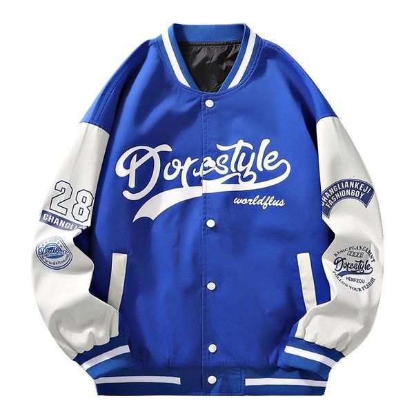 men's jackets spring and autumn baseball suit jacket coat trendy loose casual 230714, Black;brown
men's jackets spring and autumn baseball suit jacket coat trendy loose casual 230714, Black;brown