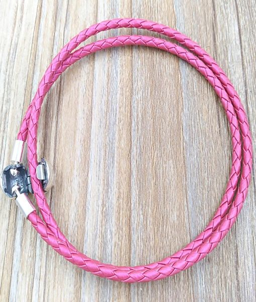 honeysuckle pink link moments double woven leather bracelet 925 silver fits european style jewelry charms beads handmade andy jewel 590734ch, Black
honeysuckle pink link moments double woven leather bracelet 925 silver fits european style jewelry charms beads handmade andy jewel 590734ch, Black