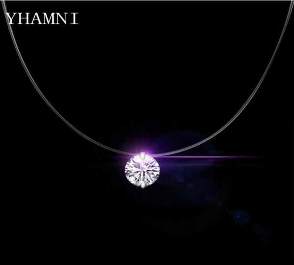 yhamni new 6mm 8mm round cz real 925 sterling silver pendant necklace transparent fish line elegent necklaces wedding jewelry for 4725987
yhamni new 6mm 8mm round cz real 925 sterling silver pendant necklace transparent fish line elegent necklaces wedding jewelry for 4725987