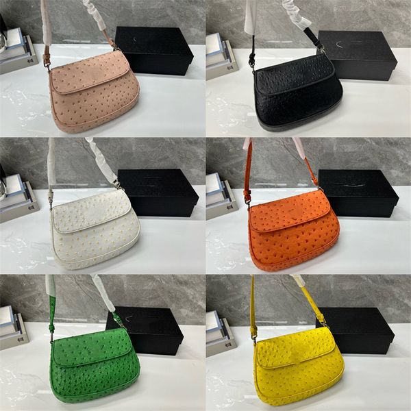fashion designer bag ostrich print underarm bag classic women's shoulder bag leather women's tote purse six-color size 23cm
fashion designer bag ostrich print underarm bag classic women's shoulder bag leather women's tote purse six-color size 23cm