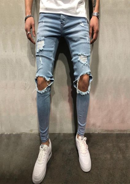 stretch men knee ripped skinny jeans urban clothing punk korean blue black denim designer distressed joggers pants9649577
stretch men knee ripped skinny jeans urban clothing punk korean blue black denim designer distressed joggers pants9649577