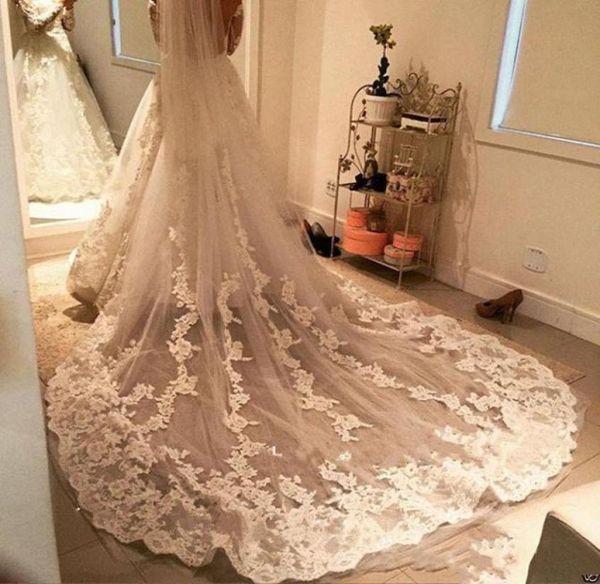 selling bridal veils cathedral length lace applique long wedding veil ivory or white veil with comb4924412, Black
selling bridal veils cathedral length lace applique long wedding veil ivory or white veil with comb4924412, Black
