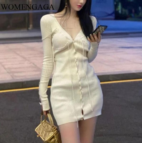 womengaga full sleeves vneck knitting single breasted slim high waist pullover dress female fashion vestido 5p0v6209828, Black;gray
womengaga full sleeves vneck knitting single breasted slim high waist pullover dress female fashion vestido 5p0v6209828, Black;gray