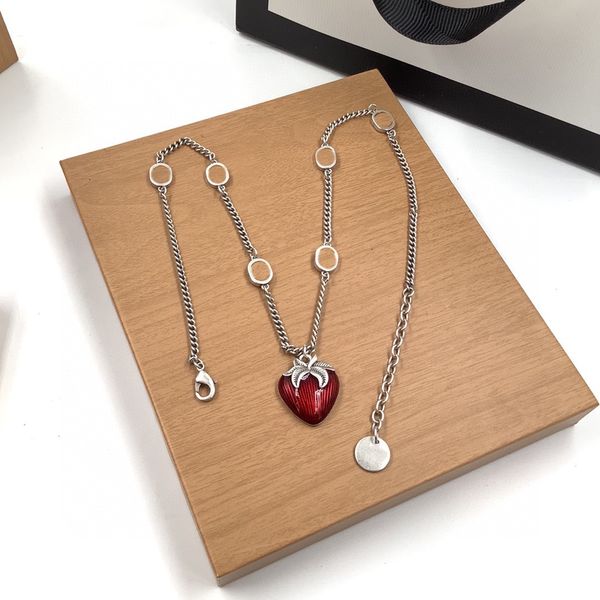 2023 new pendant necklace ggsity fashion designer necklace drtsua, Silver