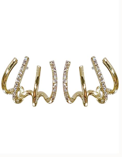14k gold plated claw earrings cuff for women earrings that looks like multiple piercings illusion stud earring four claw earrings4875355, Silver
14k gold plated claw earrings cuff for women earrings that looks like multiple piercings illusion stud earring four claw earrings4875355, Silver