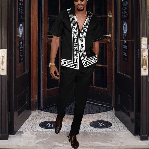 men's t-shirts men 2pcs set suit hip hop harajuku vintage print summer new cardigan home casual outfits short sleeve shirt button trous, White;black
men's t-shirts men 2pcs set suit hip hop harajuku vintage print summer new cardigan home casual outfits short sleeve shirt button trous, White;black