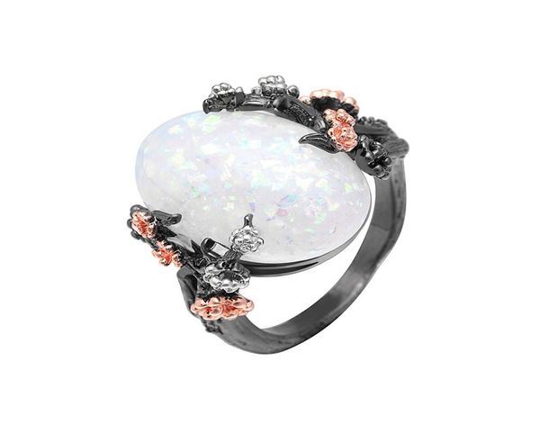 beautiful tree flower ring jewelry black gold filled romantic cz big white fire opal ring women drop bands finger ring6368346, Silver
beautiful tree flower ring jewelry black gold filled romantic cz big white fire opal ring women drop bands finger ring6368346, Silver