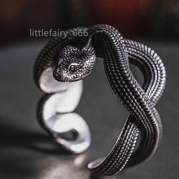 python ring unique punk gothic biker men's oxidized animal ring vintage snake ring, Silver
python ring unique punk gothic biker men's oxidized animal ring vintage snake ring, Silver