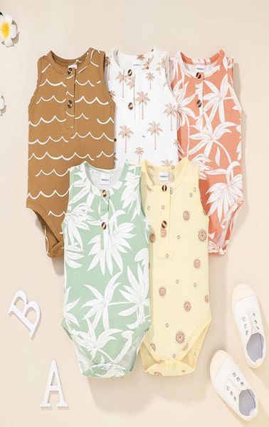 baby leaves print triangle rompers summer 2021 kids boutique clothing 012 newborn infant toddlers cotton sleeveless crawl onesies9549885, Blue
baby leaves print triangle rompers summer 2021 kids boutique clothing 012 newborn infant toddlers cotton sleeveless crawl onesies9549885, Blue