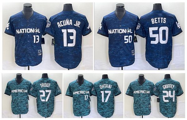aaron judge 2023 all star game baseball jerseys mike trout shohei ohtani ronald acuna jr. ken griffey jr. mookie betts size s-xxxl, Blue;black
aaron judge 2023 all star game baseball jerseys mike trout shohei ohtani ronald acuna jr. ken griffey jr. mookie betts size s-xxxl, Blue;black