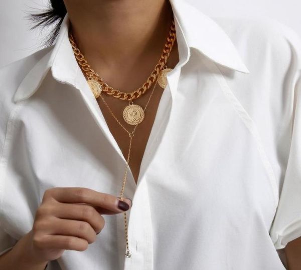 vintage big coin pendant choker necklace women colar punk gypsy long chain clavicle necklace jewelry collier femme 20207085057, Silver
vintage big coin pendant choker necklace women colar punk gypsy long chain clavicle necklace jewelry collier femme 20207085057, Silver