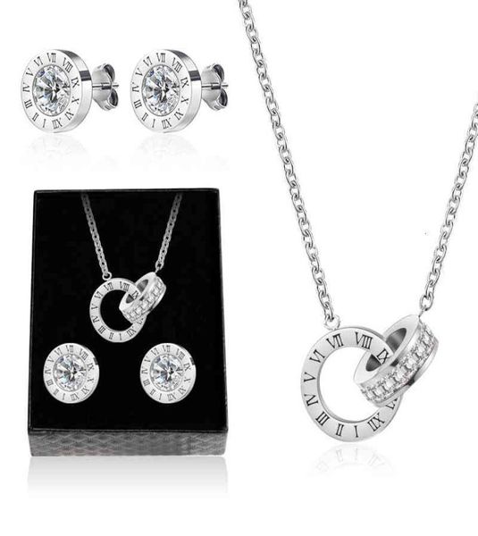 vcorm luxury roman numeral necklace earrings set for women fashion stainless steel crystal stud earring wedding jewelry gift box8007896, Golden
vcorm luxury roman numeral necklace earrings set for women fashion stainless steel crystal stud earring wedding jewelry gift box8007896, Golden