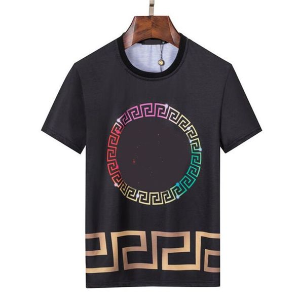23 new early spring new print short-sleeved t-shirt, super good feel, fashionable and versatile, same style for men and women, round neck fa, White;black
23 new early spring new print short-sleeved t-shirt, super good feel, fashionable and versatile, same style for men and women, round neck fa, White;black