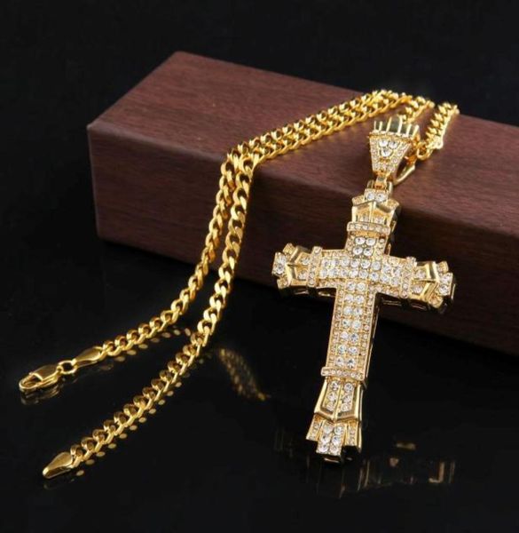 retro gold cross charm pendant full ice out cz simulated diamonds catholic crucifix pendant necklace with long cuban chain3770472, Silver
retro gold cross charm pendant full ice out cz simulated diamonds catholic crucifix pendant necklace with long cuban chain3770472, Silver