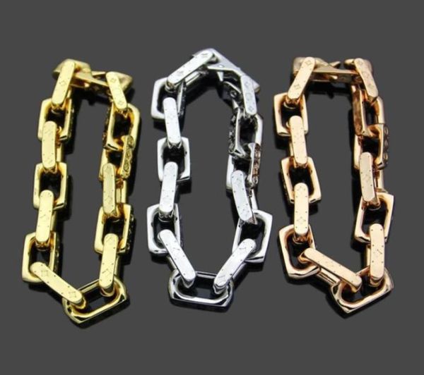 fashion mens designer v bracelets gold square link chain colored titanium steel jewelry35751186051011, Black
fashion mens designer v bracelets gold square link chain colored titanium steel jewelry35751186051011, Black