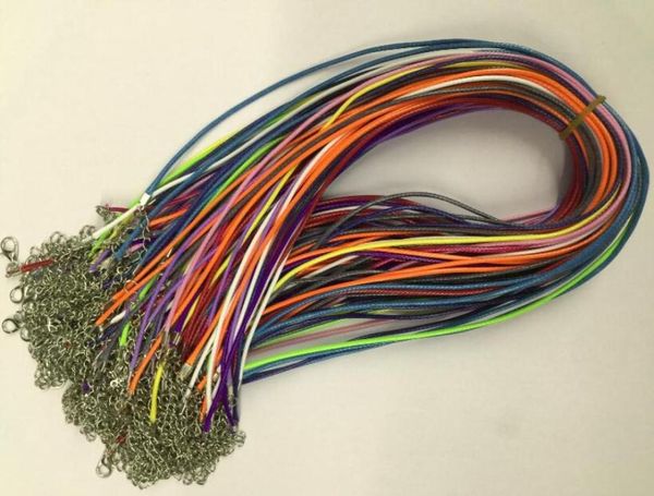 100pcs 1618 inch mixed color adjustable 15mm korea waxed cotton necklace cords with lobster clasp and extension chain1911506, Silver
100pcs 1618 inch mixed color adjustable 15mm korea waxed cotton necklace cords with lobster clasp and extension chain1911506, Silver
