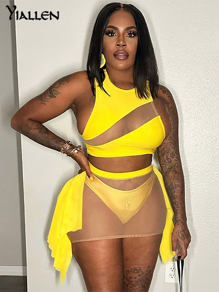 two piece dress yiallen women y2k 3 piece sets round neck fashion thong summer mini perspective low waist hip wrap skirt street suit 230715, White
two piece dress yiallen women y2k 3 piece sets round neck fashion thong summer mini perspective low waist hip wrap skirt street suit 230715, White