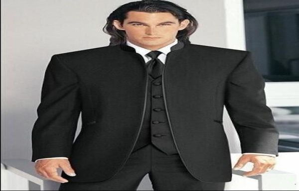 new design black groom tuxedos man no button mandarin lapel groomsmen men wedding suit prom suits jacketpantstieve5634978, Black;gray
new design black groom tuxedos man no button mandarin lapel groomsmen men wedding suit prom suits jacketpantstieve5634978, Black;gray