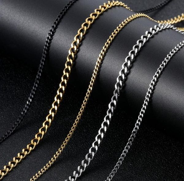 mens gold chains necklaces stainless steel cuban link chain titanium steel black silver hip hop necklace jewelry 3mm6629976
mens gold chains necklaces stainless steel cuban link chain titanium steel black silver hip hop necklace jewelry 3mm6629976